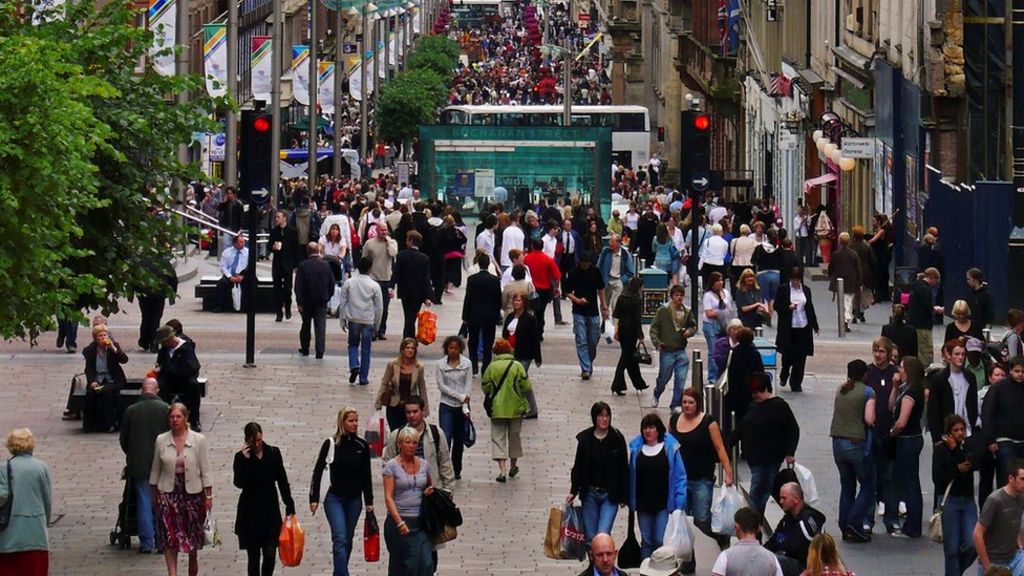 Scotland's population swelled by migration BBC News