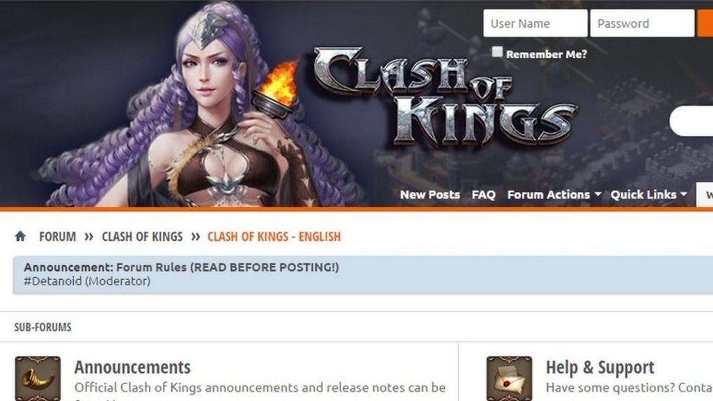 1.6m Clash of Kings forum accounts 'stolen'