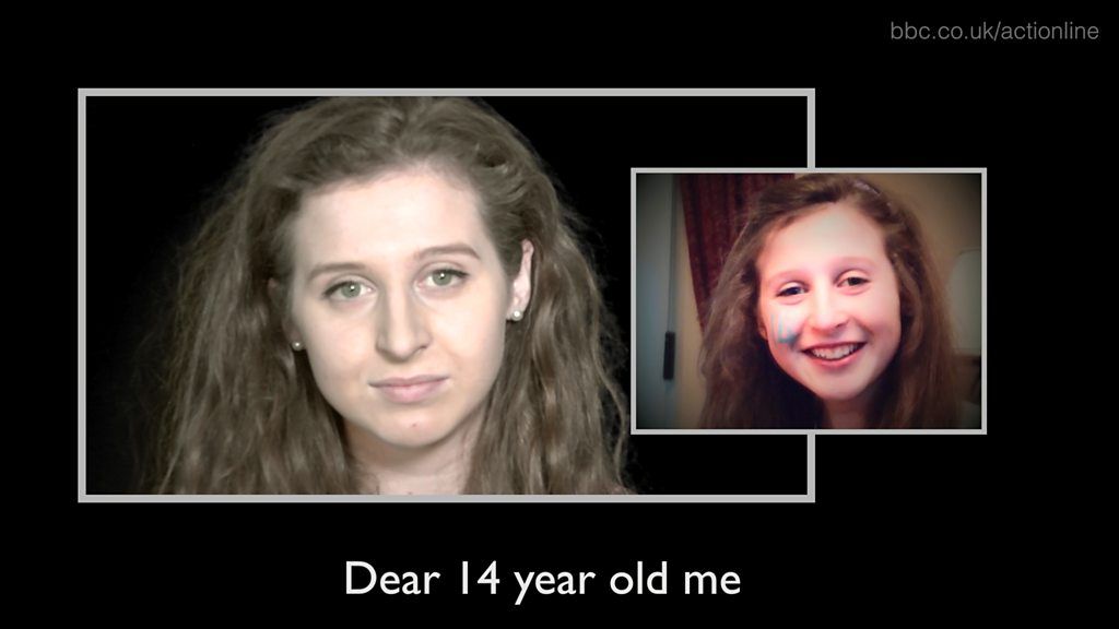 Naomi Lloyd, 18, writes to her 14-year-old self to offer hope that there is life after anorexia