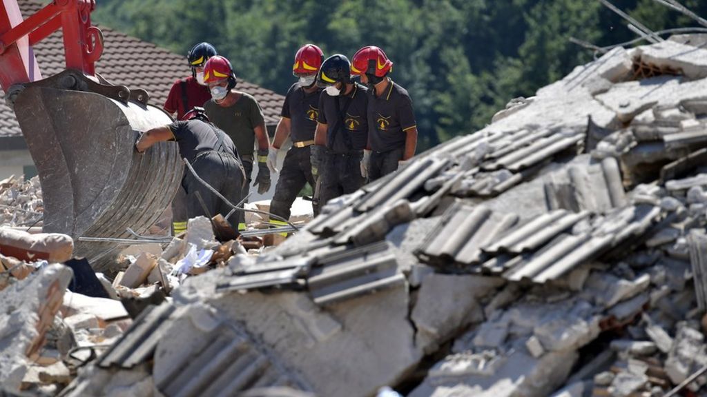 Italy earthquake: At least three Britons killed, official says