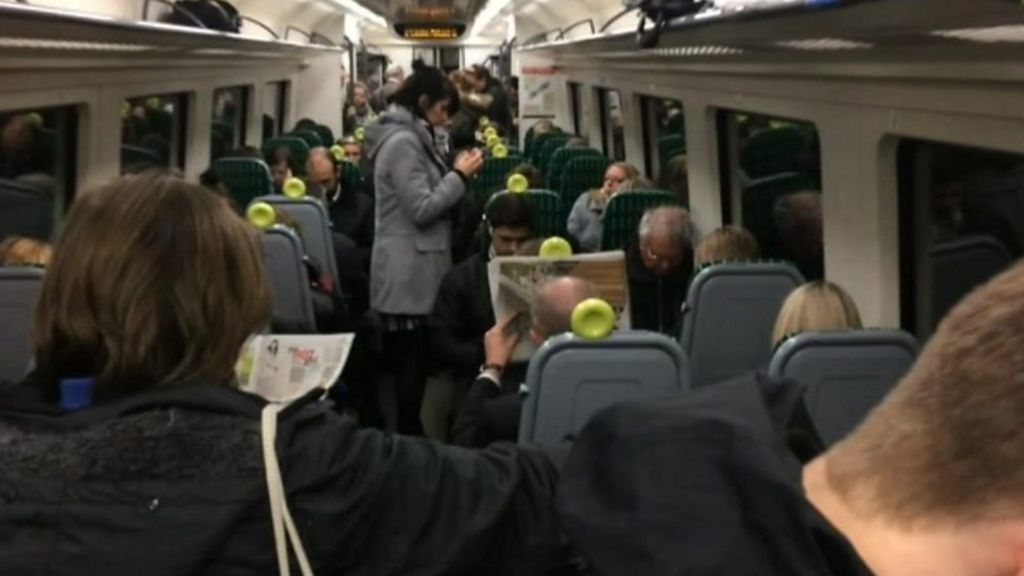 Rail passengers 'squashed in like animals going to market'