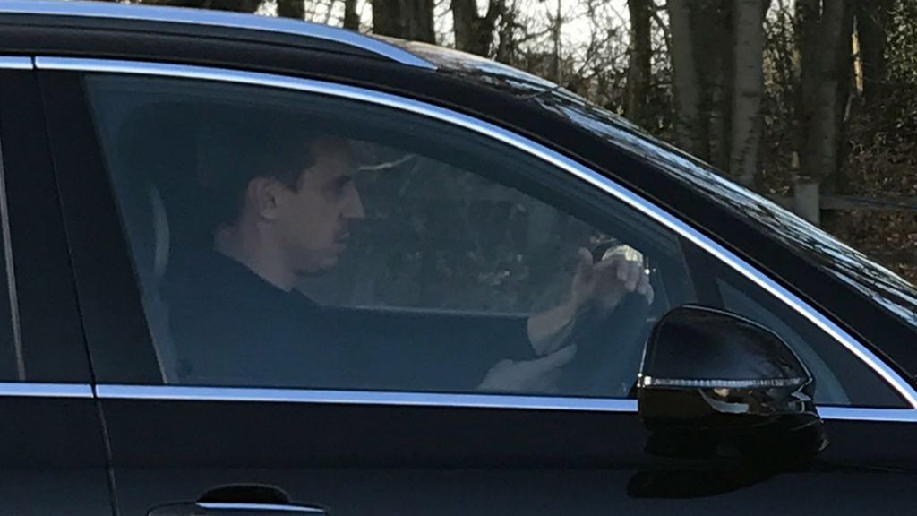 Gary Neville criticised by RAC for 'holding mobile phone' while driving
