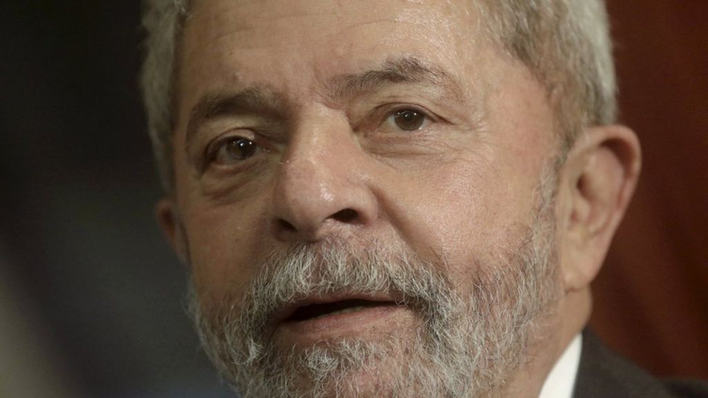 Brazil police question ex-leader Lula