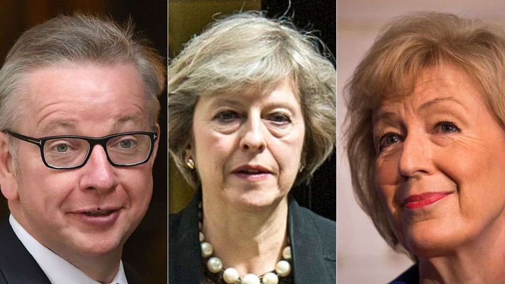 Andrea Leadsom and Michael Gove vie to take on May
