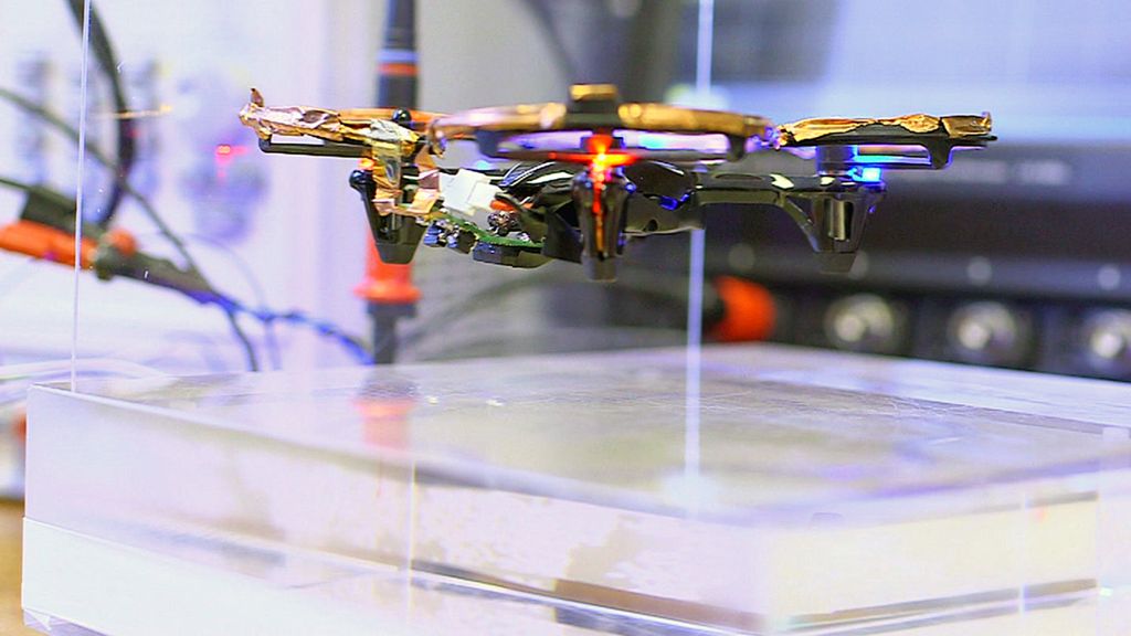 How wireless power charging could recharge a flying drone
