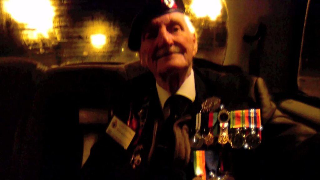 Singing D-Day veteran stars in multi-media art show
