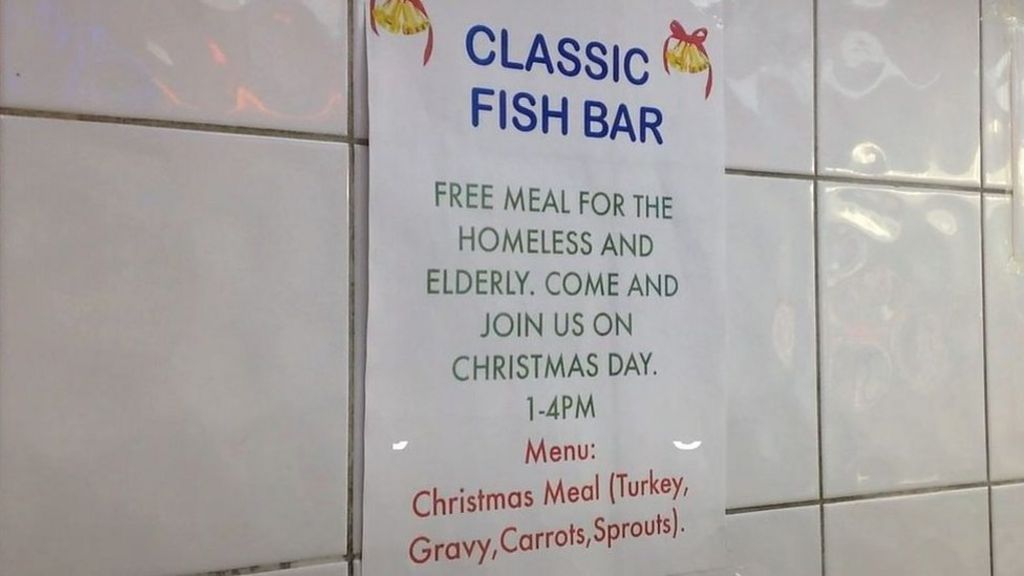 Erdington chip shop has Christmas spirit wrapped up for homeless