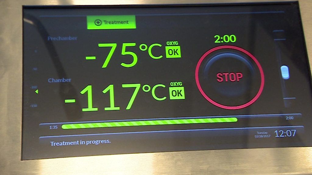 Can cryo chambers improve footballers' game?