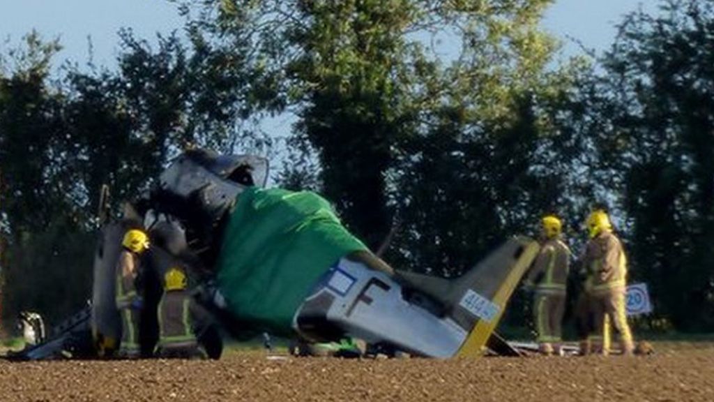 Bungay light aircraft crash: Man in 80s killed