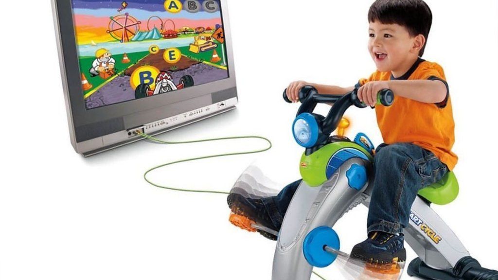 CES 2017: The hi-tech exercise bike for three-year-olds - BBC News
