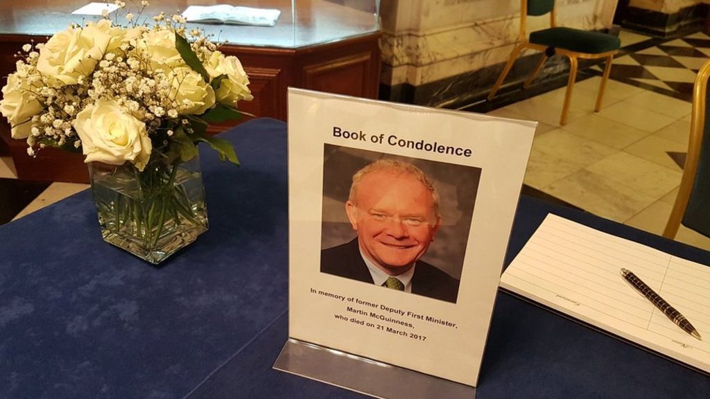 Martin McGuinness: NI Assembly remembers former minister