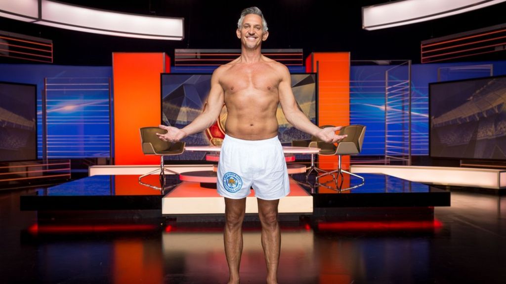 Lineker presents MOTD in pants
