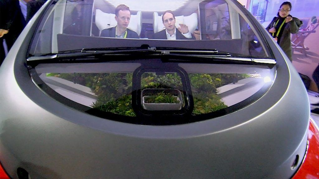 CES 2017: The car with a garden growing under its bonnet