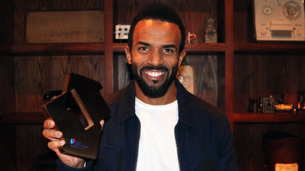 Craig David's comeback album tops chart