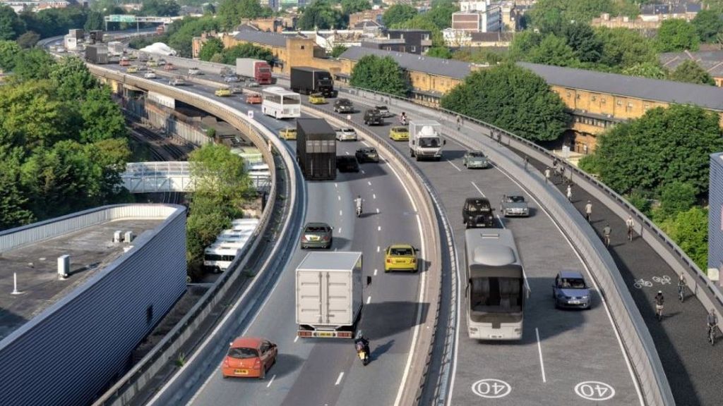 London Westway cycle superhighway plan