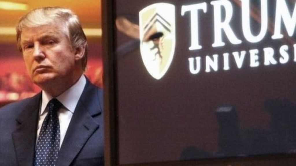 Trump Settles Trump University Lawsuits For 25m Bbc News