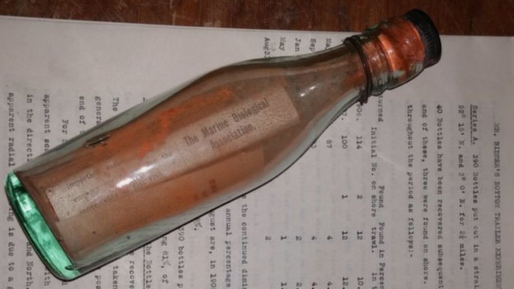 'Oldest' message in a bottle found