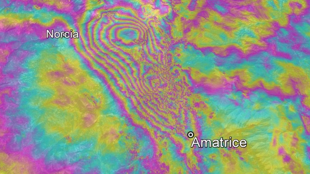 EU's Sentinel satellites dissect Italian quake