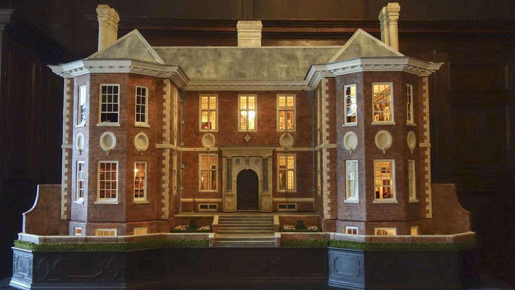 Miniaturised Ham House goes on show at Ham House in Surrey