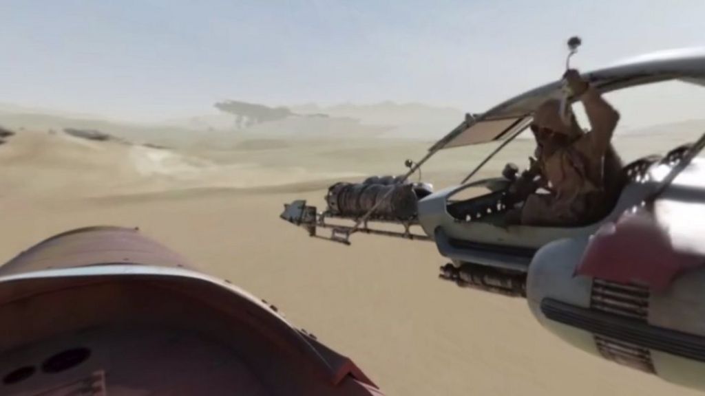 Facebook hosts 360 Star Wars video clip