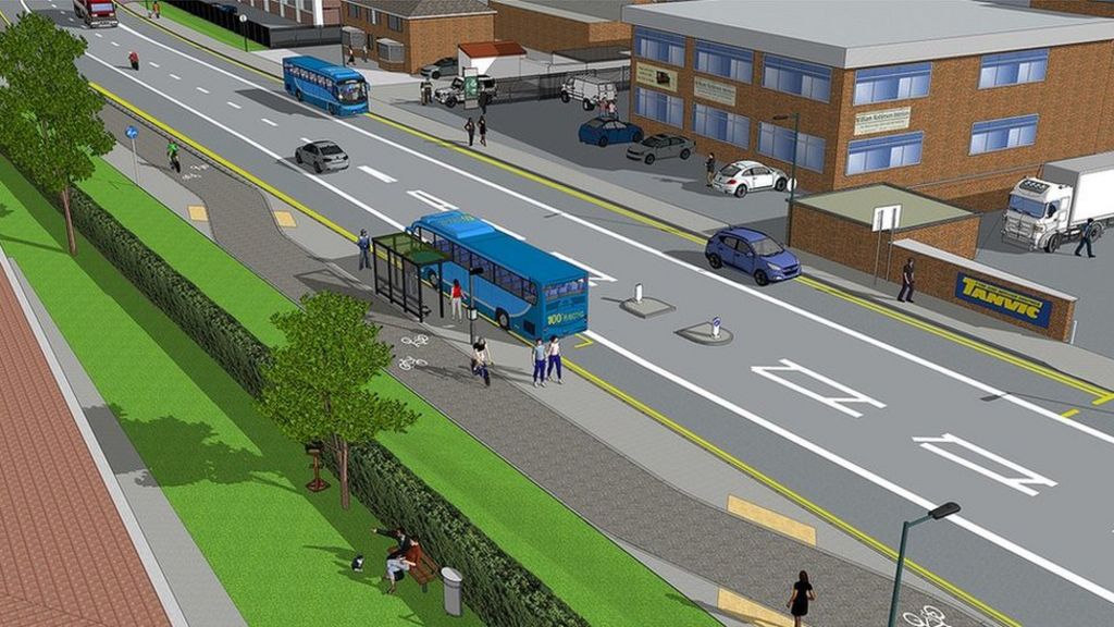 Nottingham Eco-Expressway in UK electric first - BBC News - BBC News
