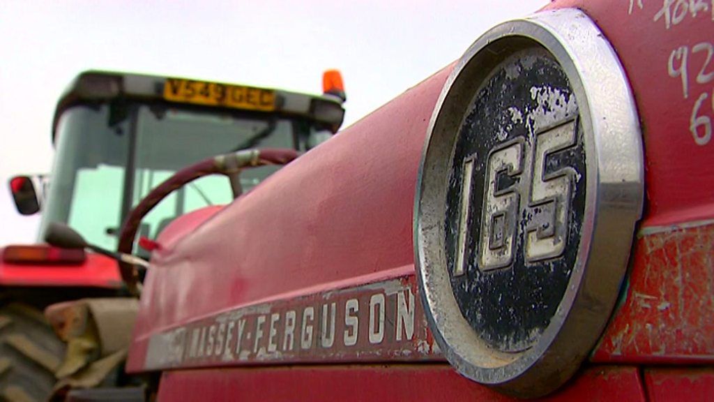 Coventry-built Massey Ferguson tractors return home after toil abroad - BBC News