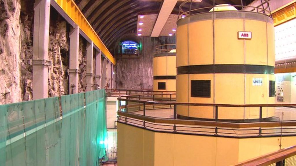 VIDEO: The power station inside a mountain