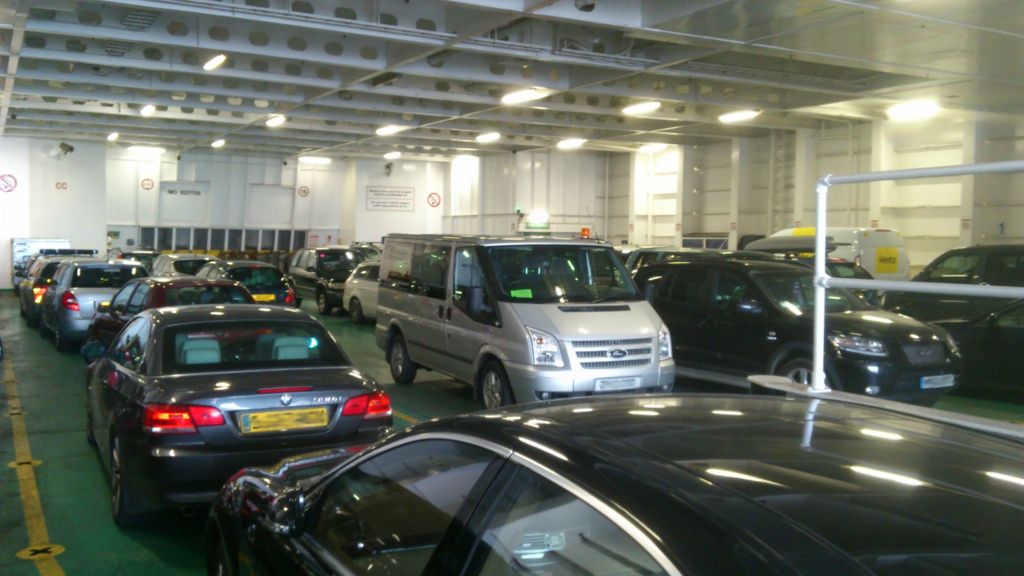 Cars disembark after ferry 'nightmare'