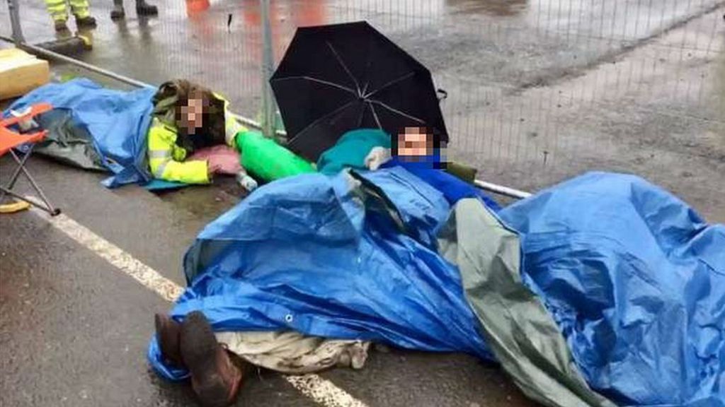 Little Plumpton fracking protest: Four charged over lock-in