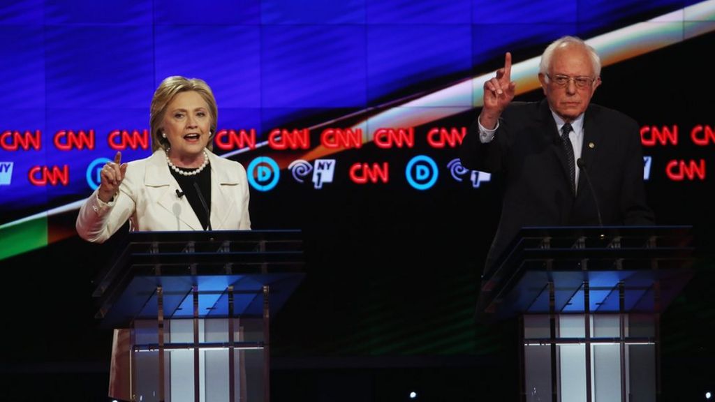 Clinton and Sanders raise the volume