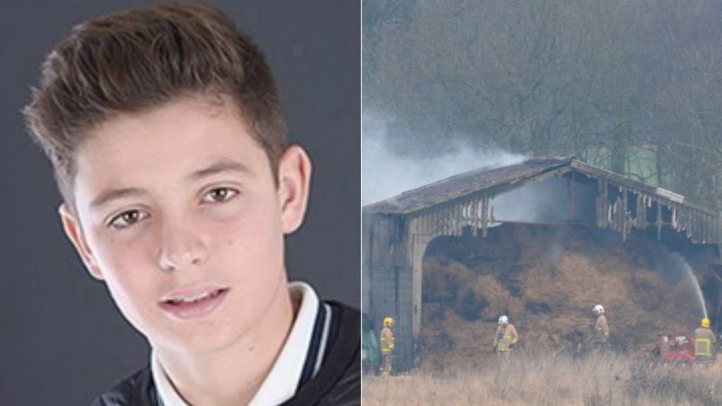 Parents' tribute to barn fire teen Louis Simpson