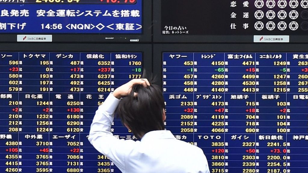 Asian markets follow US sell-off