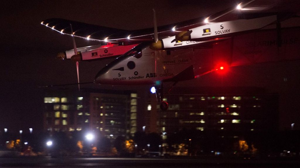 Solar Impulse completes Pacific flight