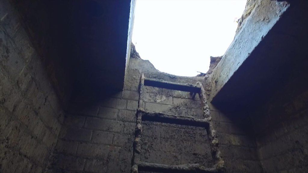 Man finds air raid shelter under drive