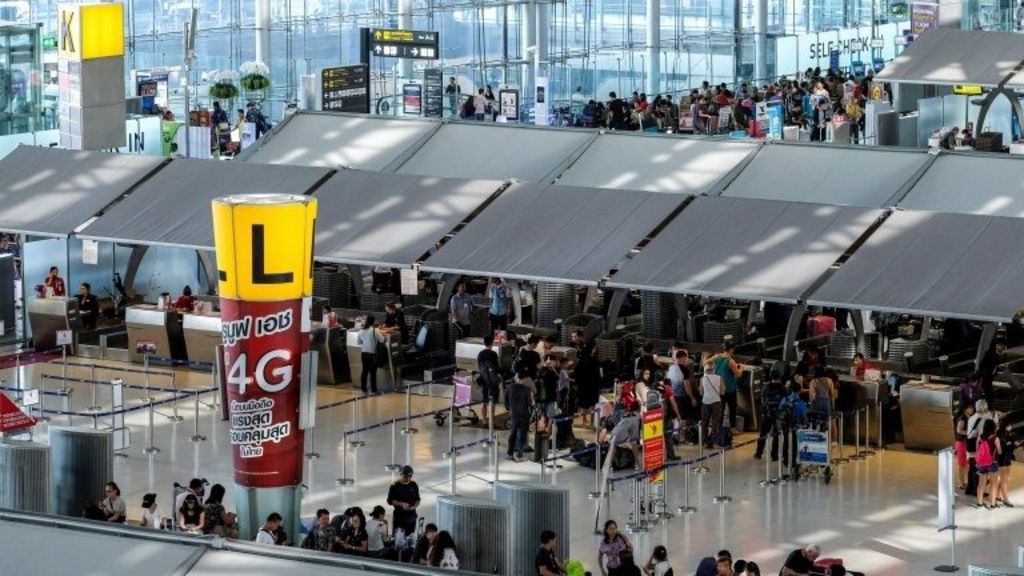 'Overwhelmed' traveller jumped to death at Bangkok airport