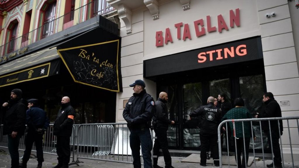 Paris attacks: Bataclan to reopen with Sting concert - BBC News