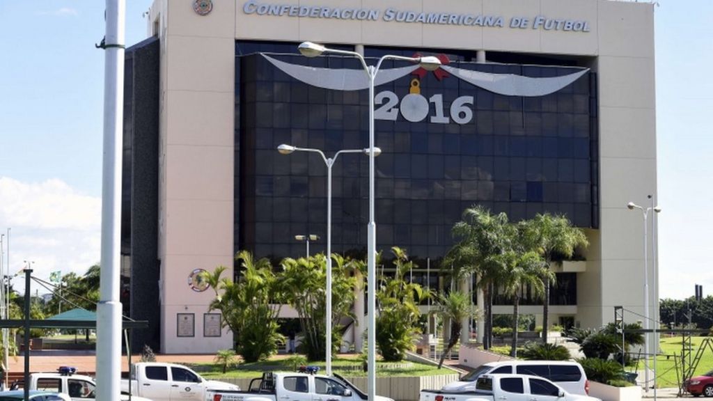 Police raid South America football body