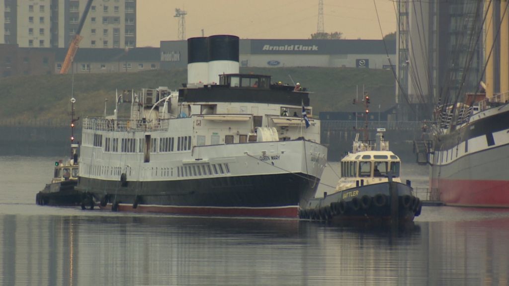 Steamer TS Queen Mary returns to Glasgow