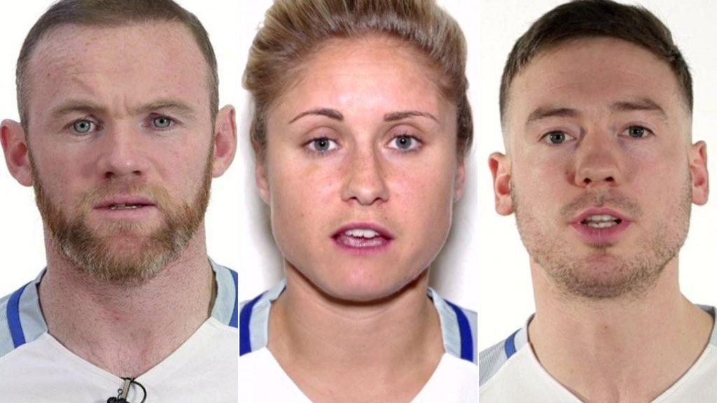 Football sex abuse: England captains make child safety film