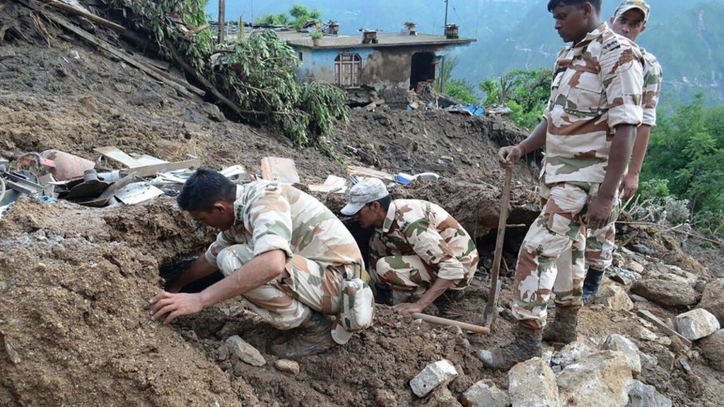 Dozens Dead In Pakistan And India After Floods And Landslides Bbc News 