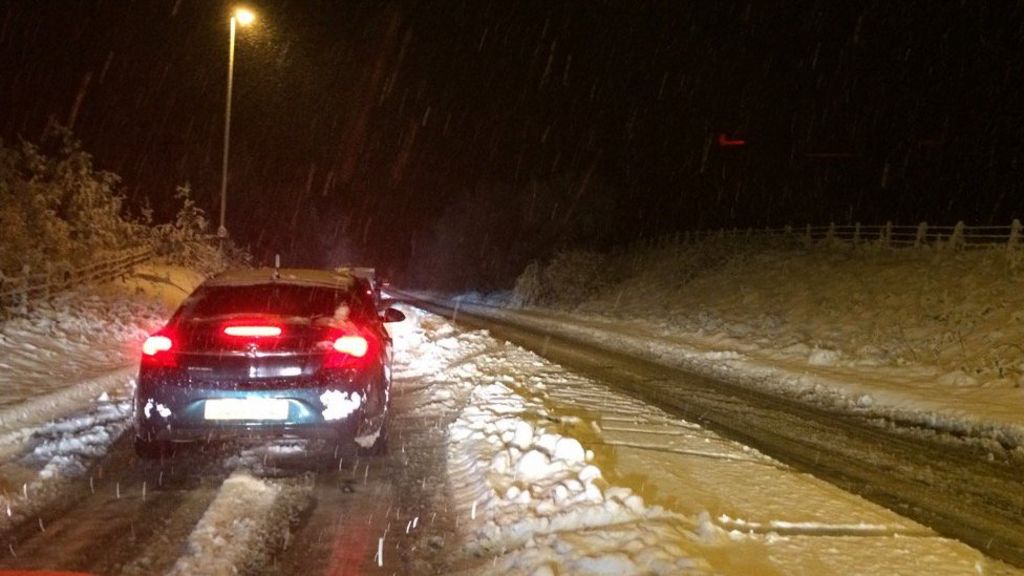 Snow and floods cause transport misery