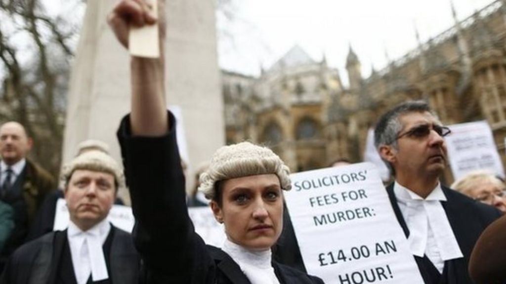 Barristers Begin Industrial Action Over Legal Aid Cuts Bbc News