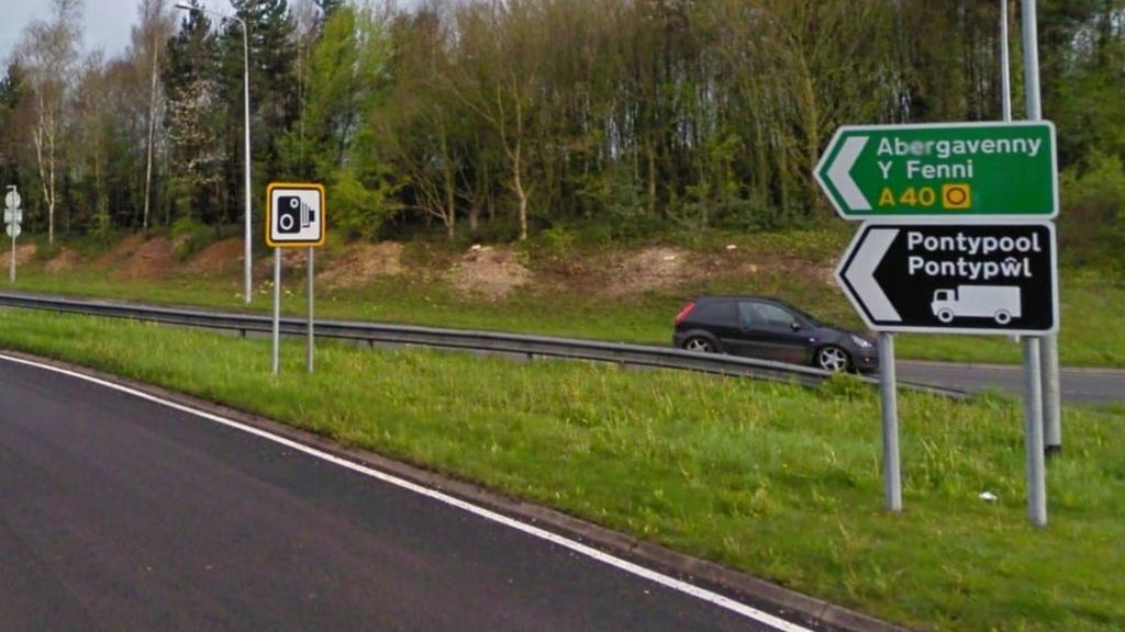 Light aircraft crash in Monmouthshire closes road