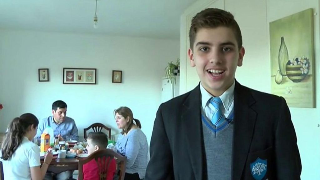 BBC School Report: Syrian boy on new life as a Brummie