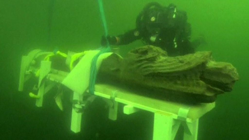 VIDEO: Medieval 'sea monster' raised from Baltic