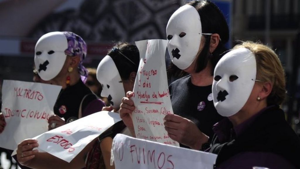 Large Rally in Madrid Condemns "Sexist Terrorism"
