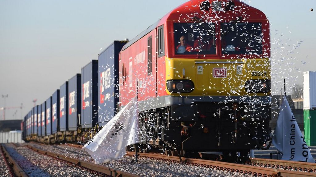 'Silk Road' freight train from China arrives in Barking