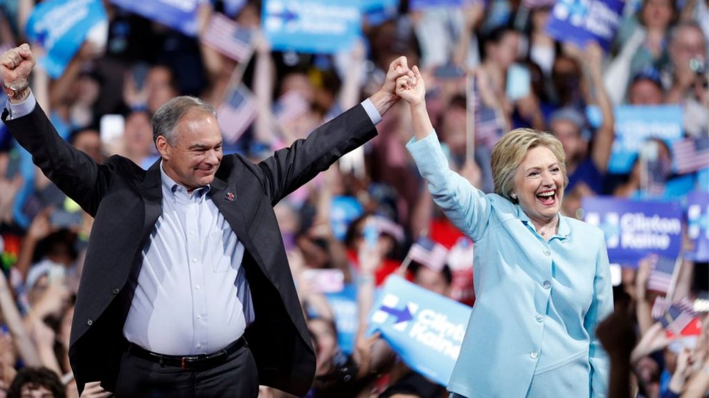 Hillary Clinton running mate Tim Kaine battles Trump with optimism