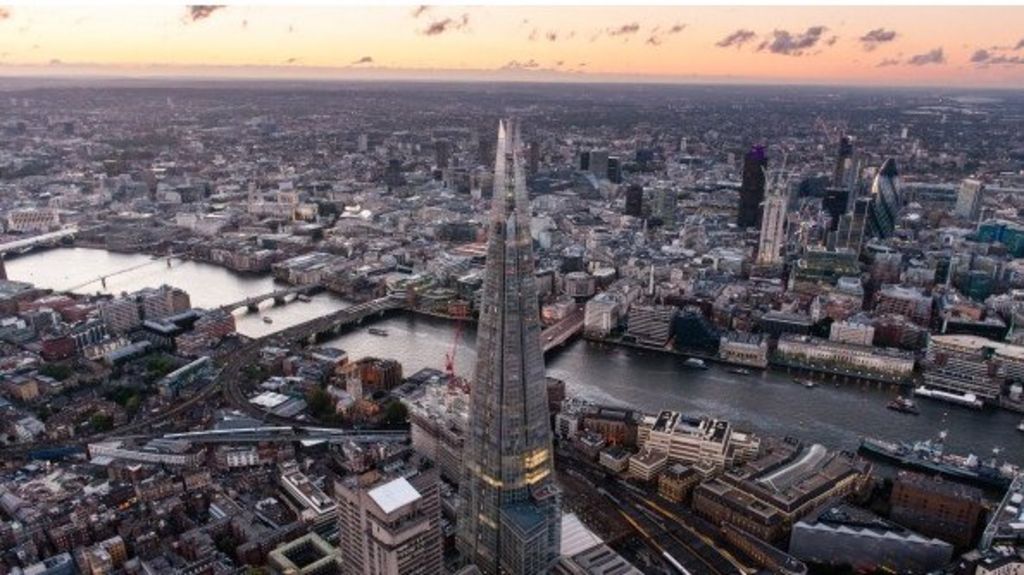 Drone and plane in 'very near miss' over central London