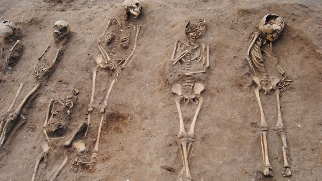 Thornton Abbey Black Death plague pit excavated
